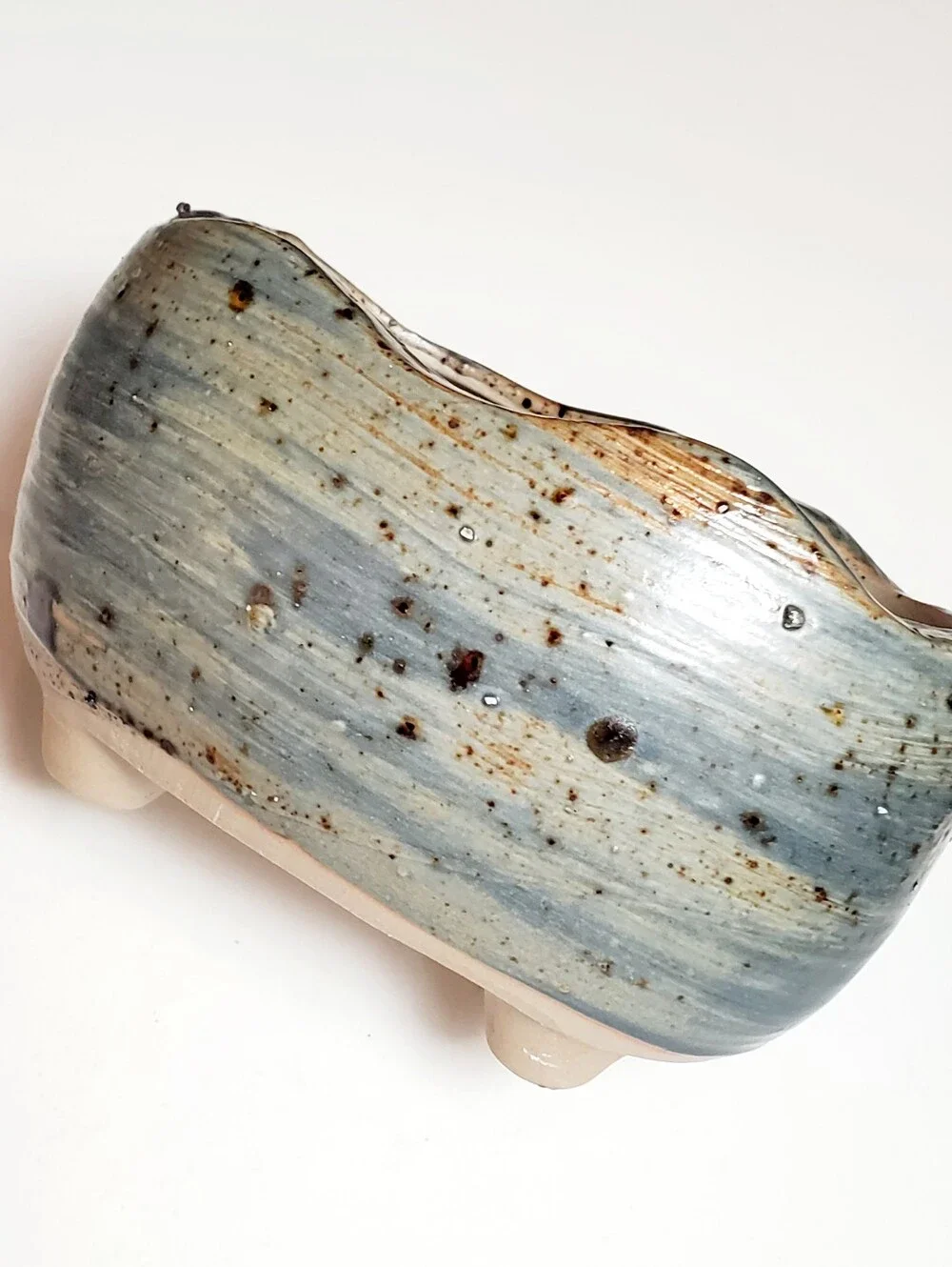Handmade Speckled Art Pottery Ceramic Planter